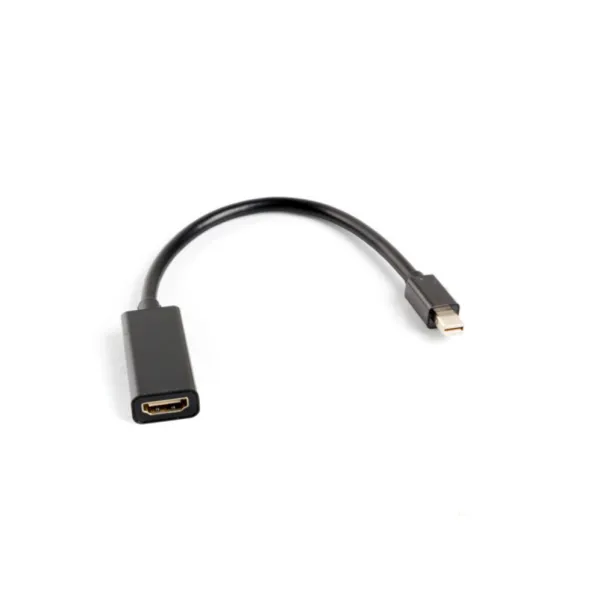 Lanberg Adaptador Mini DisplayPort 1.2 a HDMI Macho/Hembra 20cm Negro