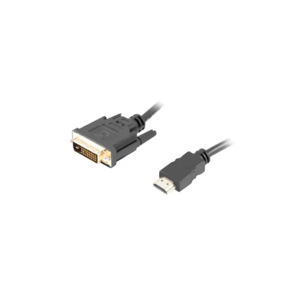 Lanberg Cable HDMI 4K a DVI-D Macho/Macho 1.8m Negro 