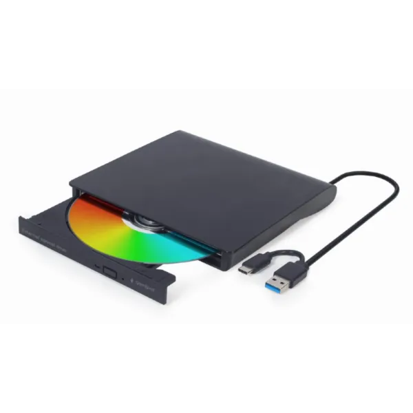 Gembird DVD-USB-03 unidad de disco óptico DVD±RW Negro