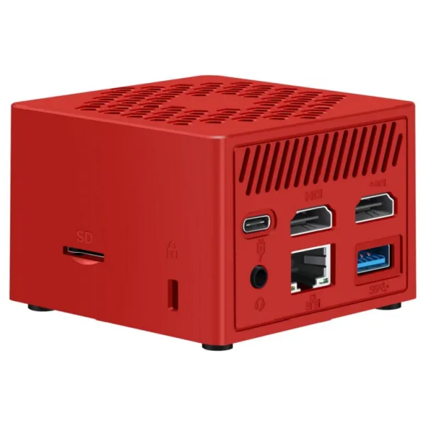 Mini PC Leotec MiniPC N100 Intel Alder Lake N100/16GB/128GB SSD Rojo