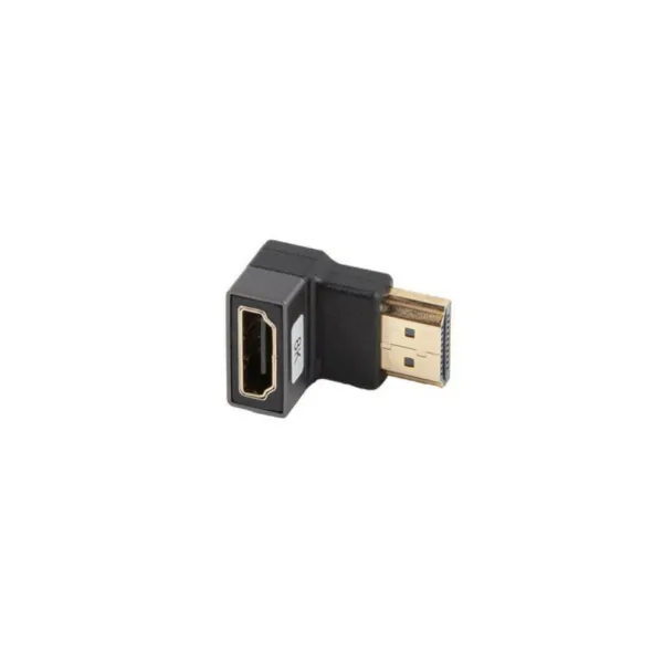 Lanberg AD-HDMI-07 adaptador de cable de vídeo HDMI tipo A (Estándar) Negro, Plata