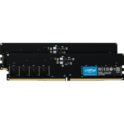 Crucial KIT 64GB DDR5 a 5600MHz CL46 1.1v ( 2x32GB) Crucial KIT 64GB DDR5 a 5600MHz CL46 1.1v ( 2x32GB)