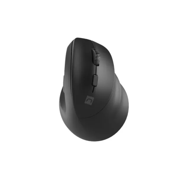 Natec Crake 2 Diestro Ratón Vertical Inalámbrico 2400DPI Negro