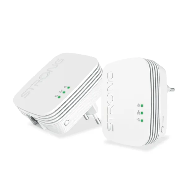 Strong Powerline 600 Kit Mini 2x Adaptadores Powerline/PLC 600Mbit/s