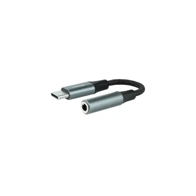 Nanocable Adaptador de Audio USB-C a Jack 3.5 Macho/Hembra 11cm Nanocable Adaptador de Audio USB-C a Jack 3.5 Macho/Hembra 11cm