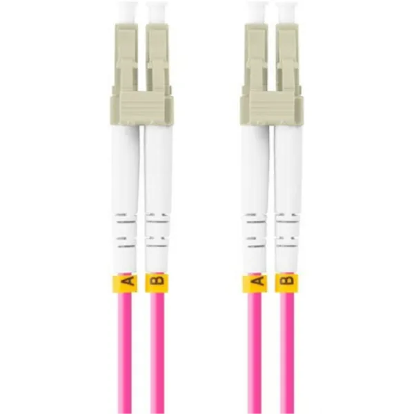 Lanberg FO-LULU-MD41-0005-VT Cable de fibra óptica e InfiniBand 0,5 m LC LC/UPC Violeta