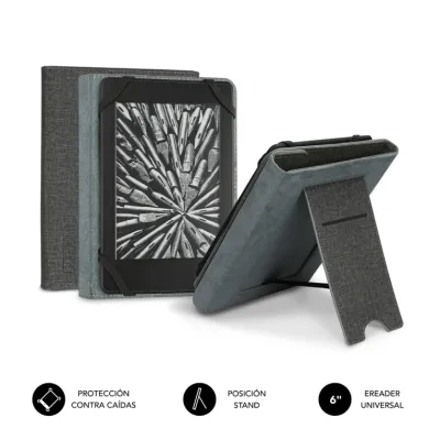 SUBBLIM FUNDA EBOOK CLEVER STAND 6'' GREY