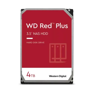 Disco Duro WD Red Plus NAS 4TB Disco interno HDD 3.5" 256MB