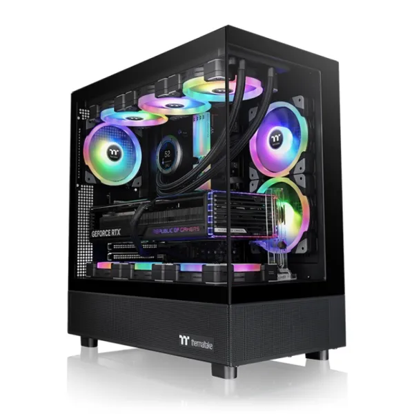Torre PC Thermaltake View 270 TG ARGB Black Mid Tower Cristal Templado USB-C Negra