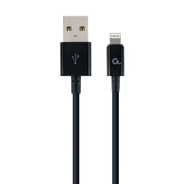 Cablexpert CC-USB2P-AMLM-1M cable de conector Lightning Negro