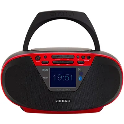 Aiwa BoomBox BBTU-500DAB Rojo Radio Portátil CD/USB/MP3 Aiwa BoomBox BBTU-500DAB Rojo Radio Portátil CD/USB/MP3