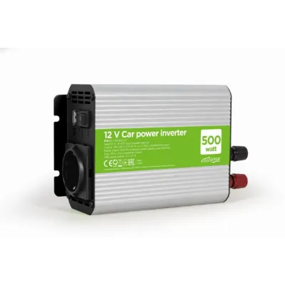 Gembird EG-PWC500-01 adaptador e inversor de corriente Auto 500 Gembird EG-PWC500-01 adaptador e inversor de corriente Auto 500