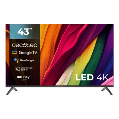 Cecotec TV 43" 4K UHD A4 series ALU40043 HDR10 Google TV Wifi