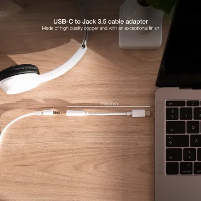 Nanocable Cable Adaptador Audio USB-C Macho a Jack 3.5mm Hembra