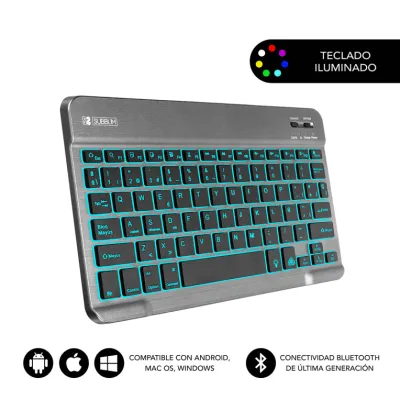 Teclado Compacto Inalámbrico por Bluetooth Subblim Smart