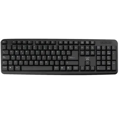 Ewent EW3109 teclado USB + PS/2 Negro Ewent EW3109 teclado USB + PS/2 Negro