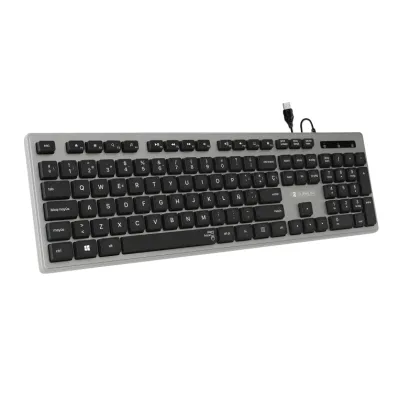 Teclado Subblim Wired Ergo Keys Silent Flat HQ/ Gris