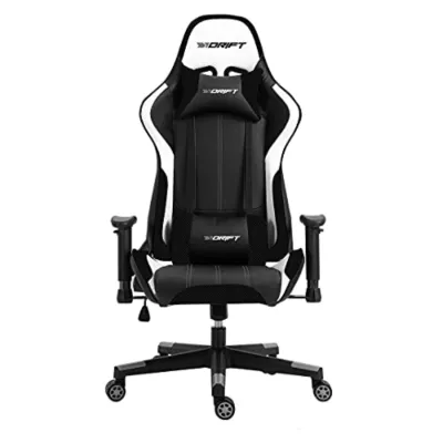 Drift DR175 Carbon Silla Gaming Negra/Blanca