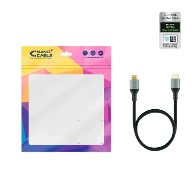 Nanocable Cable HDMI 2.1 Macho/Macho 2m Negro Nanocable Cable HDMI 2.1 Macho/Macho 2m Negro