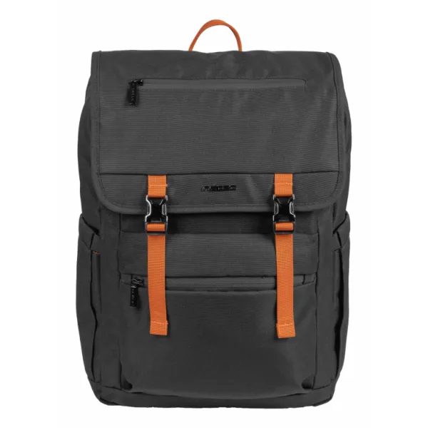 NATEC Niala Ginger Orange 39,6 cm (15.6") Mochila Negro