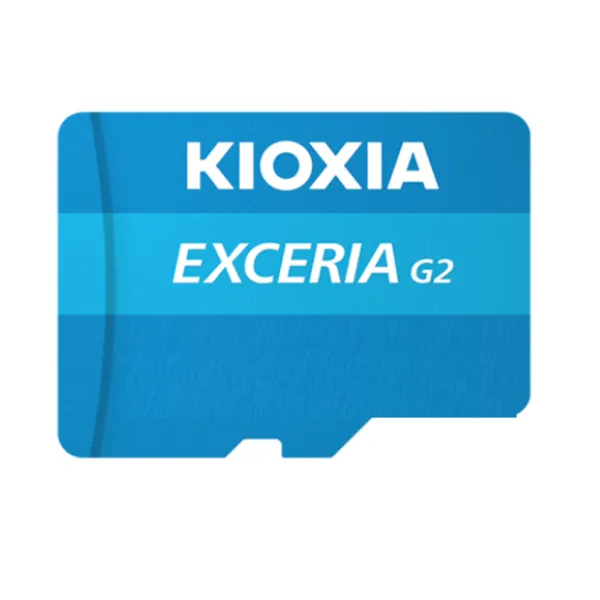 Kioxia Exceria G2 MicroSDXC 128GB UHS-III U3 A1 V30 Clase 10 + Adaptador SD