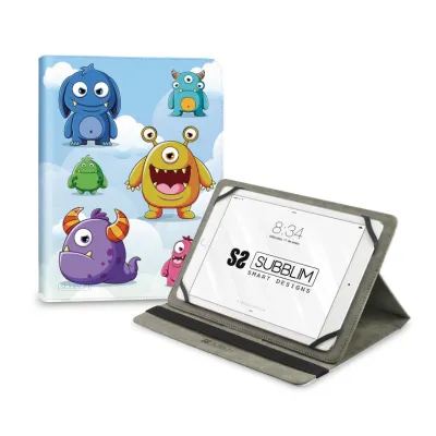 Subblim Trendy Case Funda Universal Monsters para Tablet hasta