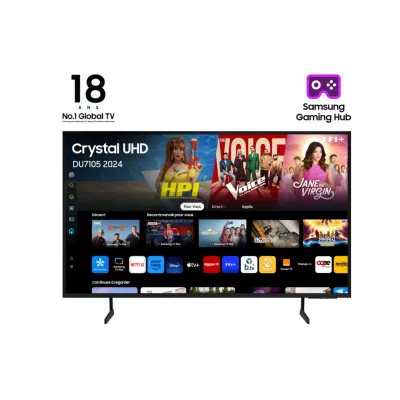 Televisor Samsung Crystal UHD TU50DU7105 50'/ Ultra HD 4K/
