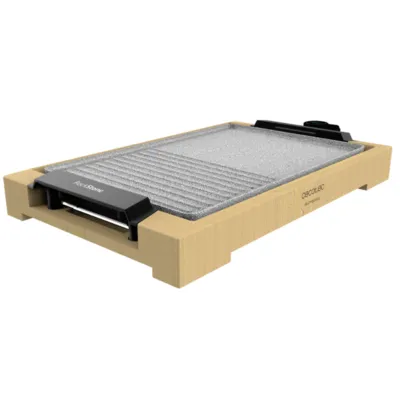 Cecotec Tasty&Grill 2000 Bamboo MixStone Plancha de Asar