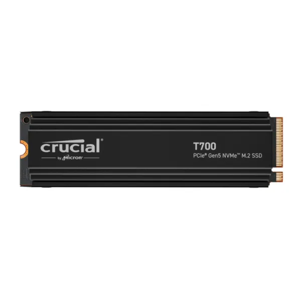 Crucial T700 1TB PCIe Gen5 NVMe M.2 SSD con Disipador Térmico