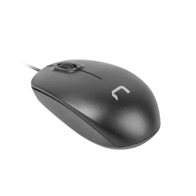 Natec Hawk Ratón Láser 1000 DPI Negro
