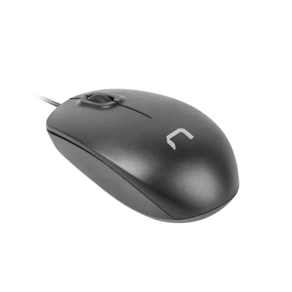 Natec Hawk Ratón Láser 1000 DPI Negro