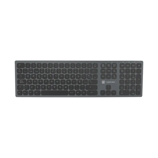 TECLADO WIRELESS NATEC DOLPHIN SLIM SWITCH X-SCISSOR BT5.0