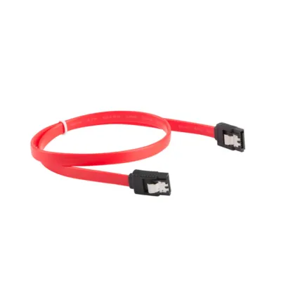 Lanberg CA-SASA-14CU-0030-R cable de SATA 0,3 m SATA 7-pin Rojo Lanberg CA-SASA-14CU-0030-R cable de SATA 0,3 m SATA 7-pin Rojo