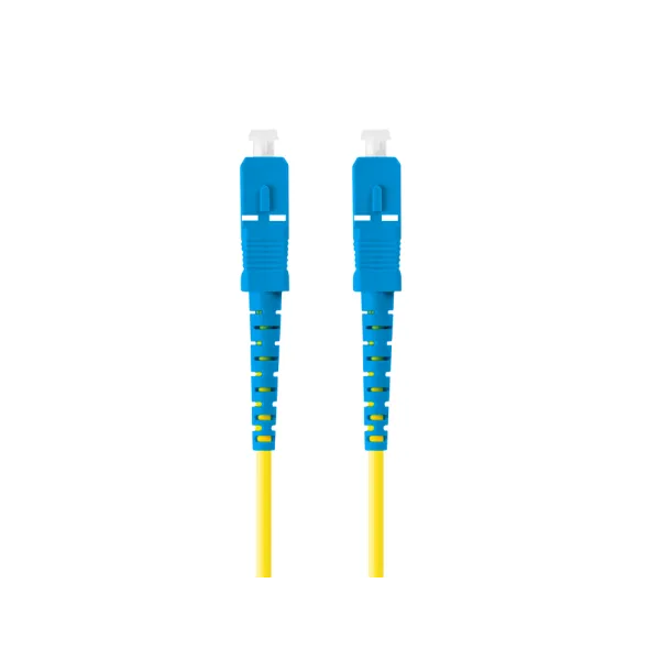 Lanberg FO-SUSU-SS11-0100-YE Cable de fibra óptica e InfiniBand 10 m SC Amarillo