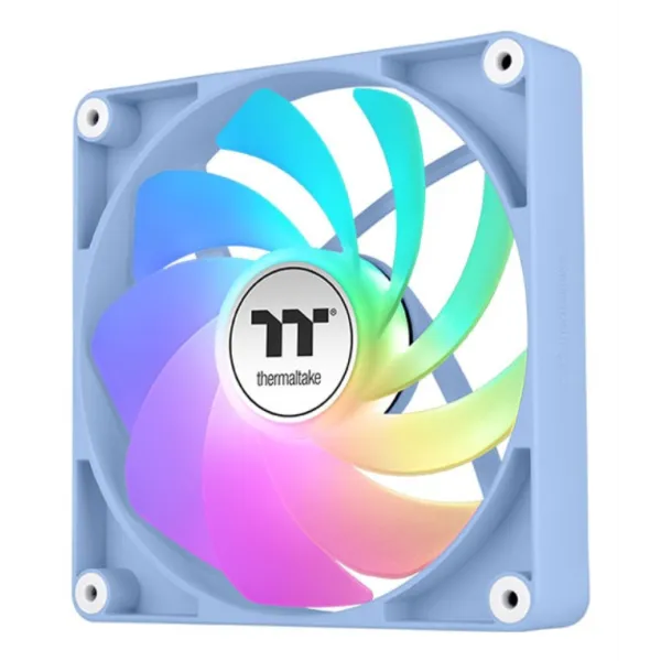 Thermaltake Fan Hydrangea Blue CT120 Carcasa del ordenador Ventilador 12 cm Azul, Blanco 2 pieza(s)
