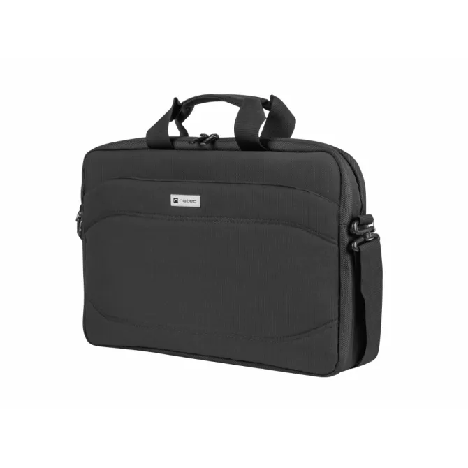 NATEC Nanger 39,6 cm (15.6") Maletín Negro