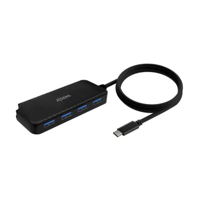 Aisens Hub USB-C a 4 Puertos USB 3.0 60cm Negro Aisens Hub USB-C a 4 Puertos USB 3.0 60cm Negro