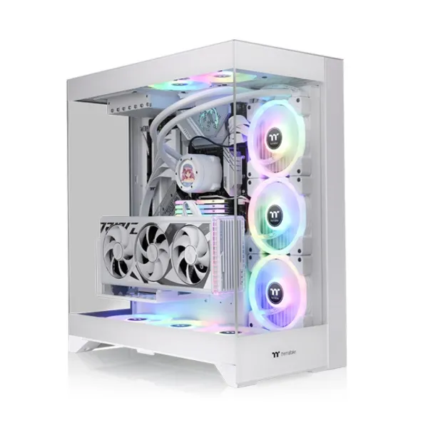 Thermaltake CTE E550 TG Midi Tower Blanco