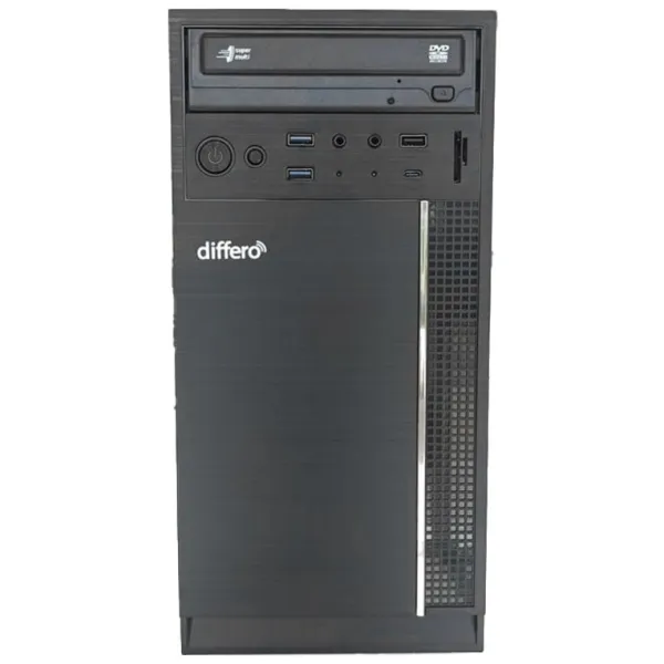 PC DIFFERO V15 I5 12400 16GB SSD 1TB NVME NO DVD HPA3 USB-C TRASERO
