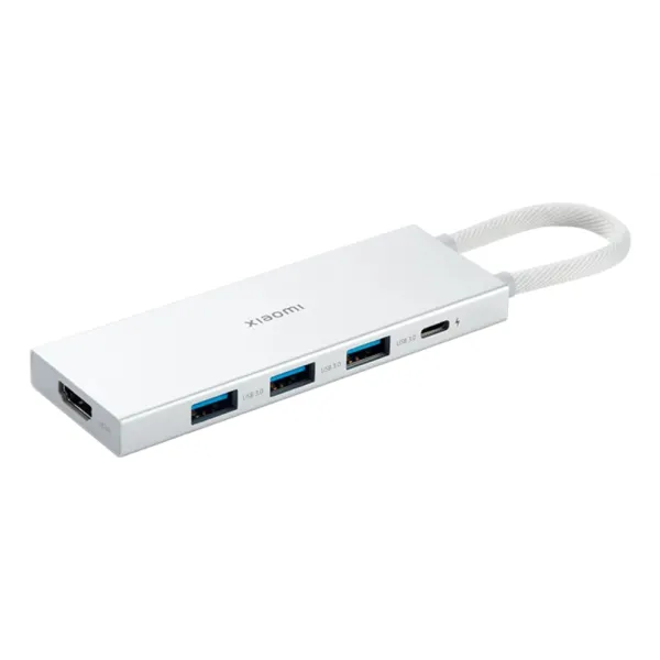Docking USB 3.0 Tipo-C Xiaomi 5 en 1/ 3xUSB/ 1xUSB Tipo-C PD/ 1xHDMI/ Blanco