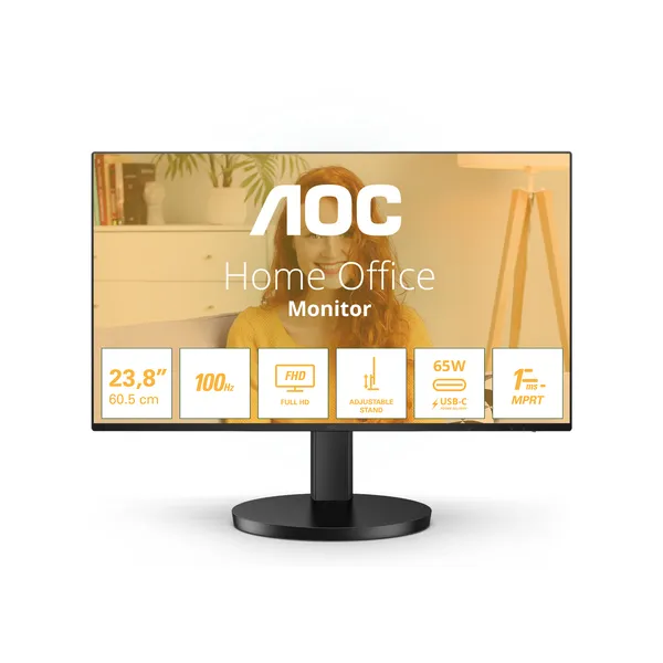 AOC B3 27B3CF2 LED display 68,6 cm (27") 1920 x 1080 Pixeles Full HD Negro