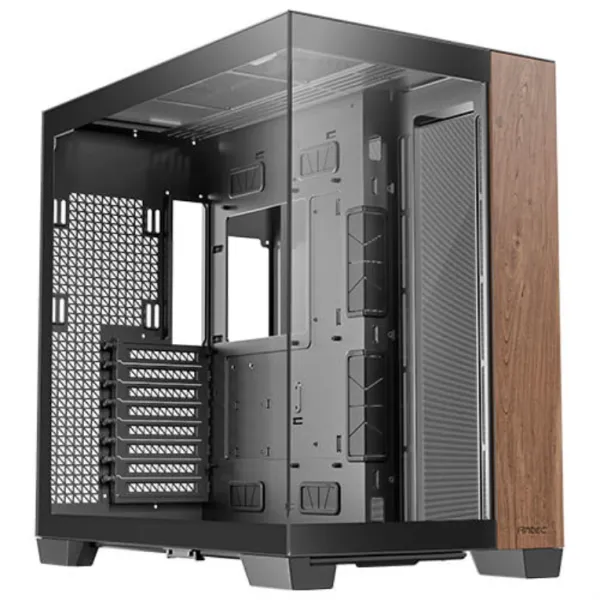Caja Torre E-Atx C8 Madera Negro Antec