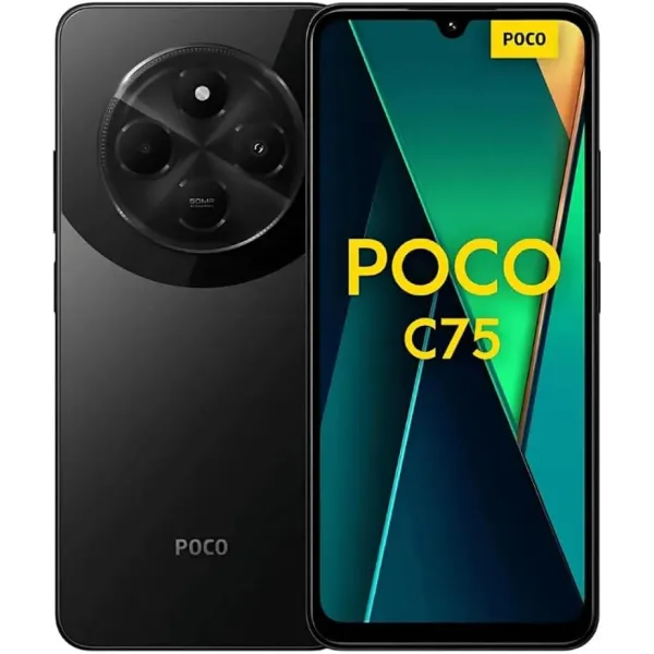 Xiaomi Poco C75 4G Negro 128GB 6GB 6.88" 50Mp Dual SIM NFC,Huella