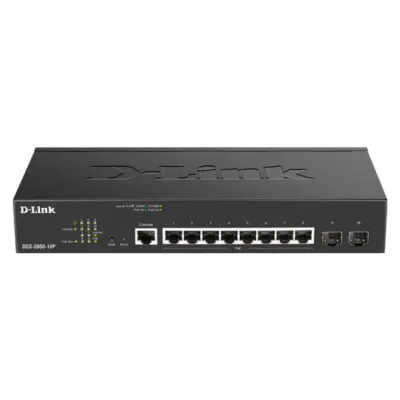 D-Link DGS-2000-10P Switch 8 Puertos Gigabit + 2 SFP D-Link DGS-2000-10P Switch 8 Puertos Gigabit + 2 SFP