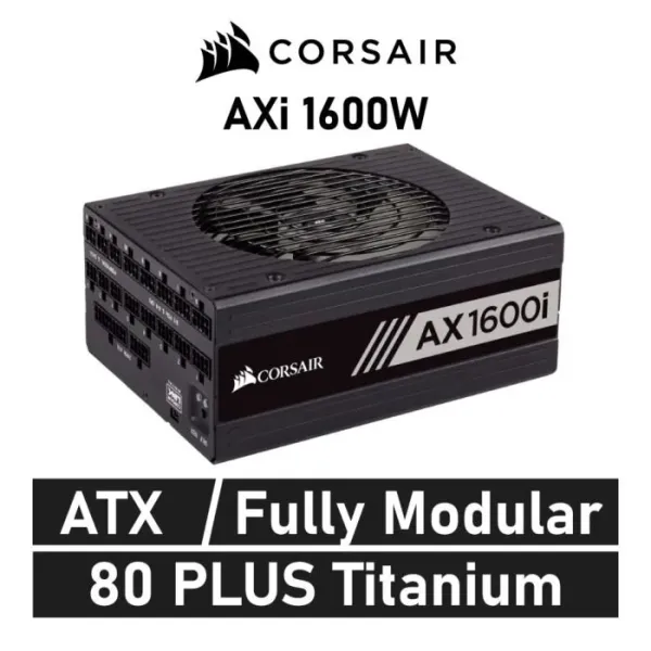 Corsair AX1600i 1600W 80 Plus Titanium Modular