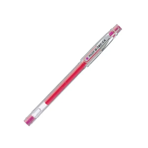 Caja De Boligrafos De Tinta De Gel Pilot G-Tec-C4 Ng4Vi/12 Uds/Rosa