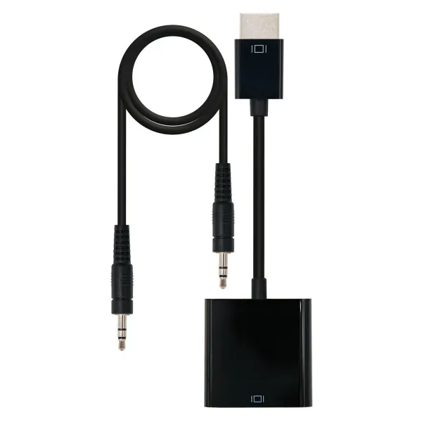 Nanocable Cable HDMI a SVGA con Audio Macho/Hembra