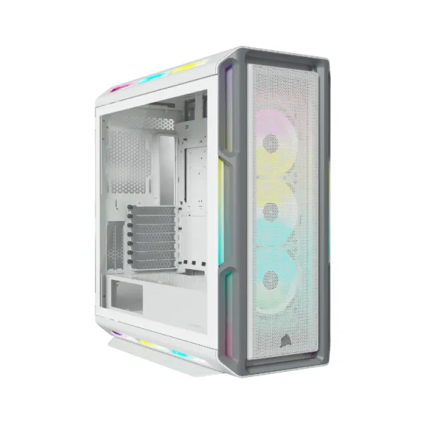 Corsair iCUE 5000T RGB Cristal Templado USB 3.0 Blanca