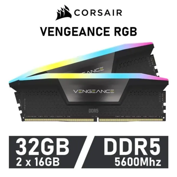 Corsair Vengeance RGB DDR5 5600MHz 32GB 2x16GB CL40