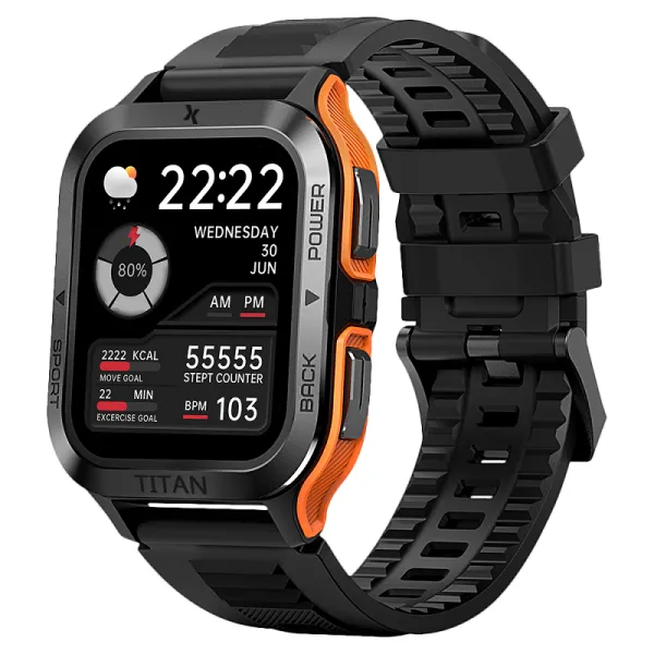 Smartwatch Fw67 Titan Pro Negro/Naranja Maxcom
